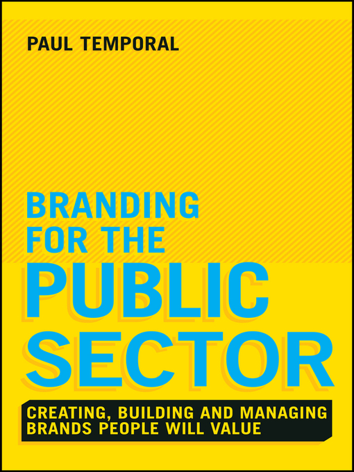 Title details for Branding for the Public Sector by Paul Temporal - Available